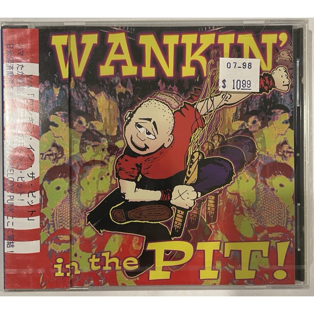 WANKIN IN THE PIT - CD w/OBI BRAND NEW SEALED from JAPAN - ska /punk NOFX + more